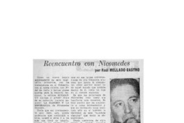 Reencuentro con Nicomedes