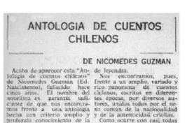 Antología de cuentos chilenos