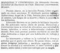 Manzanas y ceremonias.