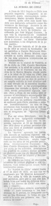 La Aurora de Chile