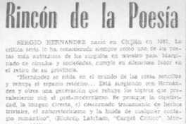 Rincón de la poesía.