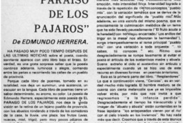 El paraíso de los pájaros