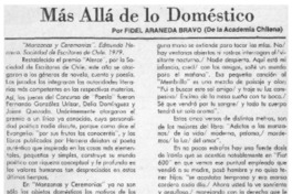 Más allá de lo doméstico