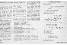 Edmundo Herrera poeta vigoroso