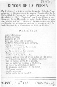 Rincón de la poesía.