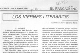 Los viernes literarios