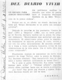 Un Recado para Sergio Hernández