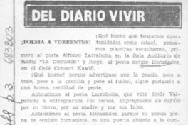 ¡Poesía a torrentes!