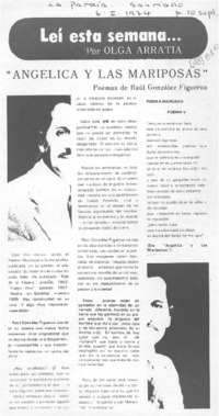 Angélica y las mariposas.