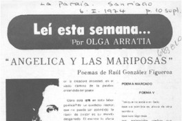 Angélica y las mariposas.