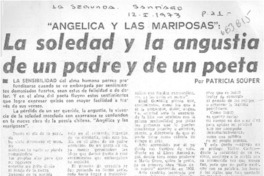 La soledad y la angustia de un padre y de un poeta