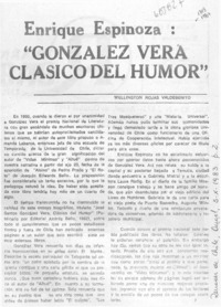 González Vera clásico del humor