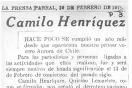 Camilo Henríquez