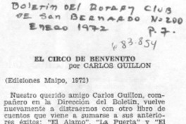 El circo de Benvenuto