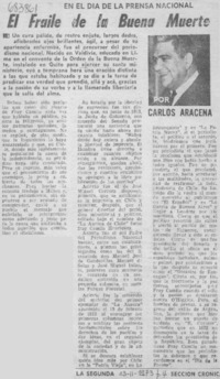 El fraile de la buena muerte