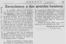 Recordemos a dos grandes hombres