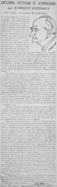 Textos nuevos y antiguos