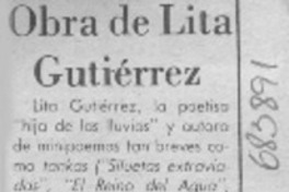 Obra de Lita Gutiérrez