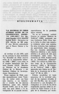 La sociedad en Chile austral antes de la colonización alemana