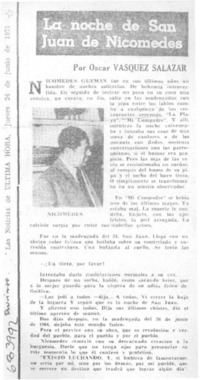 La noche de San Juan de Nicomedes