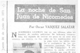 La noche de San Juan de Nicomedes