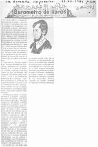 Barómetro de libros.