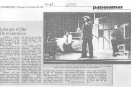 Lolos por el ojo de la cerradura.