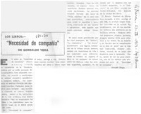 Necesidad de compañía