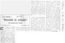 Necesidad de compañía