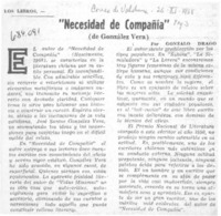 Necesidad de compañía