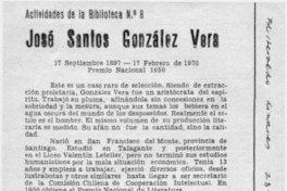 José Santos González Vera.