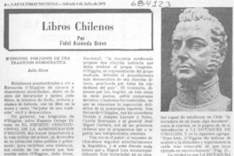 Libros chilenos