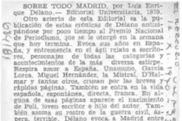 Sobre todo Madrid
