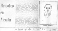 Huidobro en alemán.