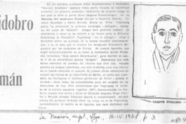 Huidobro en alemán.