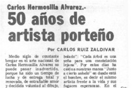 50 años de artista porteño