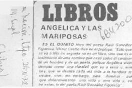 Angélica y las mariposas.