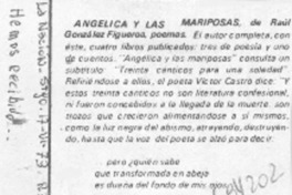 Angélica y las mariposas.
