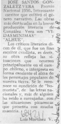 José Santos González Vera