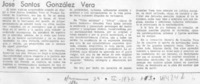 José Santos González Vera.