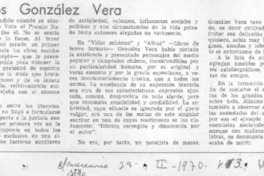 José Santos González Vera.