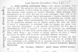 José Santos González Vera