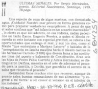 Ultimas señales"