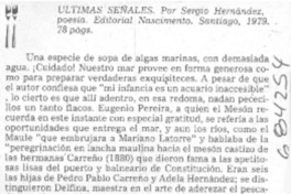 Ultimas señales"