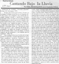 Cantando bajo la lluvia