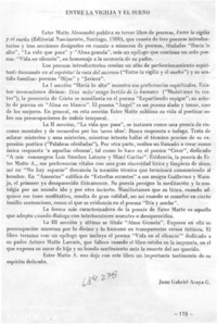 Entre la vigilia y el sueño