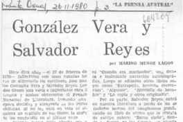 González Vera y Salvador Reyes