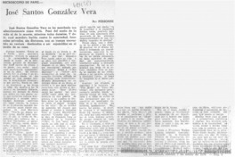 José Santos González Vera