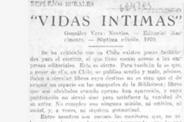 Vidas íntimas