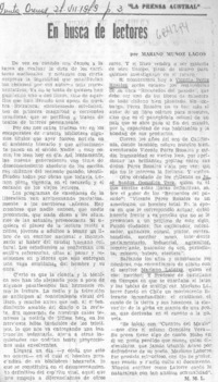 En busca de lectores